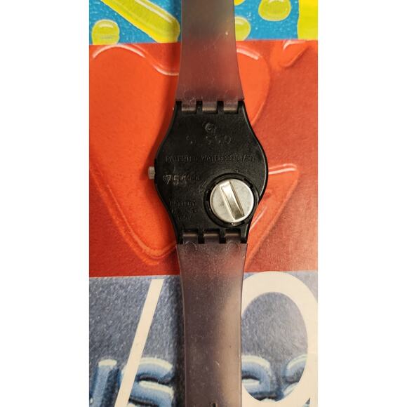 Swatch Watch VELVET UNDERGROUND LB108 1985 Standard Ladies New Old Stock - Picture 8 of 9